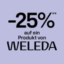-25% auf ein Produkt von Weleda